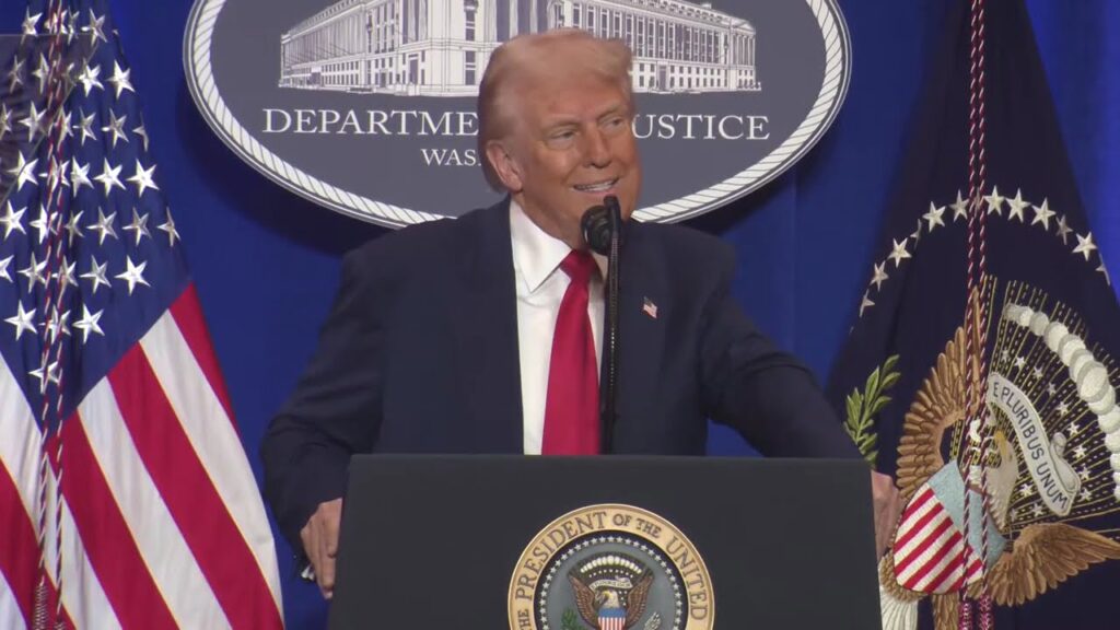 President Trump Delivers Remarks at the Department of Justice