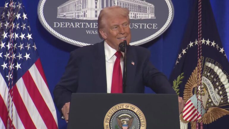 President Trump Delivers Remarks at the Department of Justice