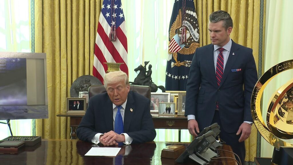 President Trump and Secretary of Defense Pete Hegseth Deliver Remarks