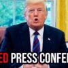 You will NOT BELIEVE what Trump Announced at Heated Press Conference!
