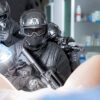 Satire news: ice agents wait at edge of delivery table