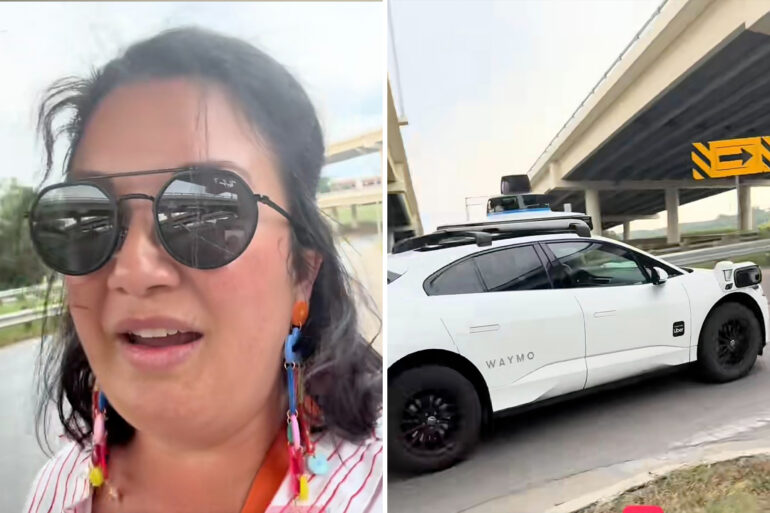 Science & tech: driverless waymo taxi 'traps' passengers while stopped