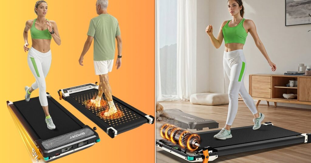 Travel & lifestyle: this 2 in 1 walking pad and