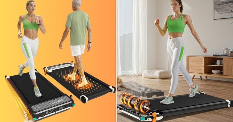Travel & lifestyle: this 2 in 1 walking pad and