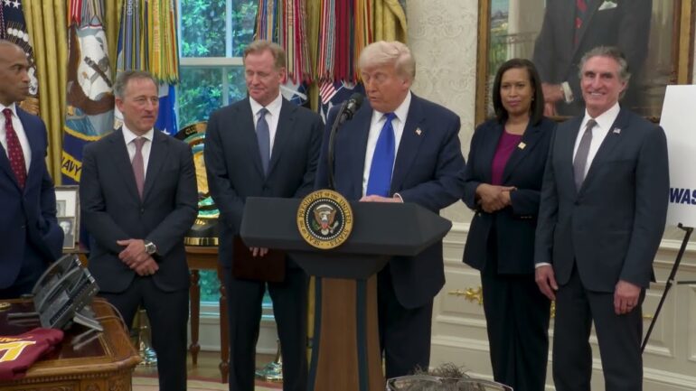President Trump Delivers a Sports Announcement