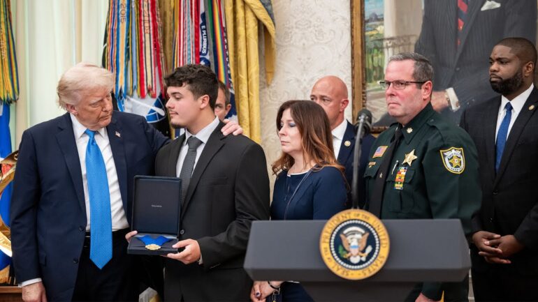 From the Oval Office: President Trump Presents Medals of Sacrifice