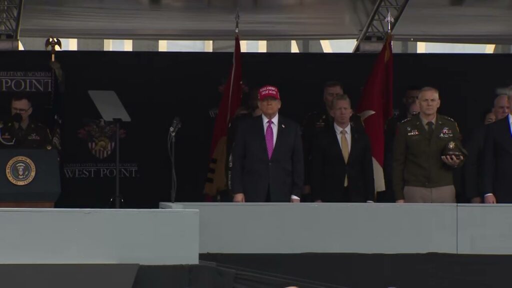 President Trump Addresses the Army Academy’s Class of 2025