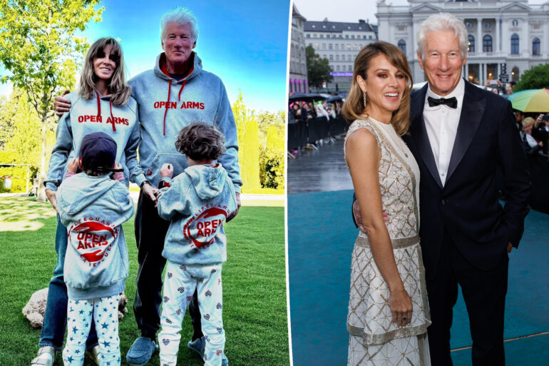 Gossip & rumors: richard gere, 75, shares rare picture with