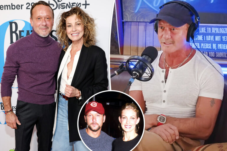 Gossip & rumors: tim mcgraw reveals marrying faith hill saved