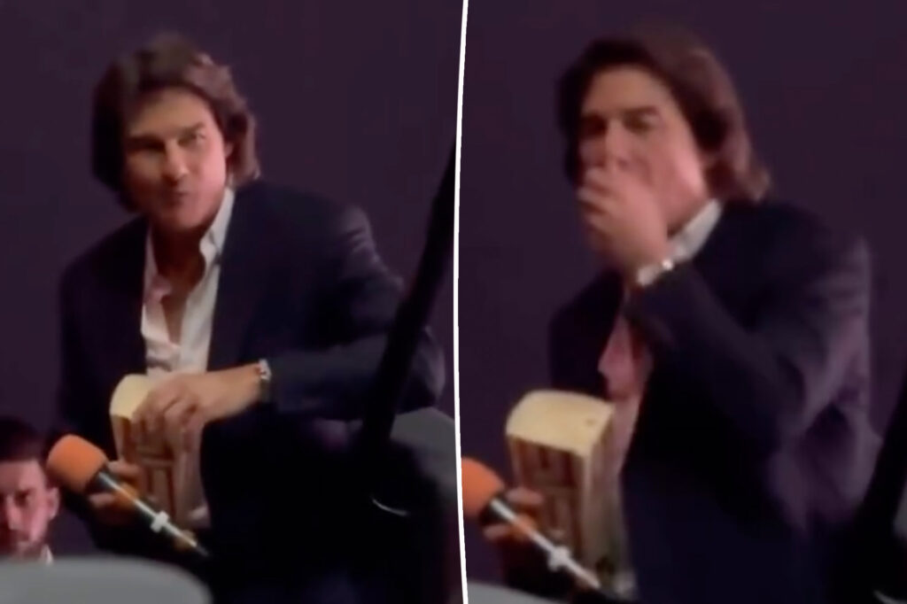 Gossip & rumors: tom cruise roasted for eating popcorn like