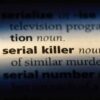 Dictionary entry for serial killer definition highlighted