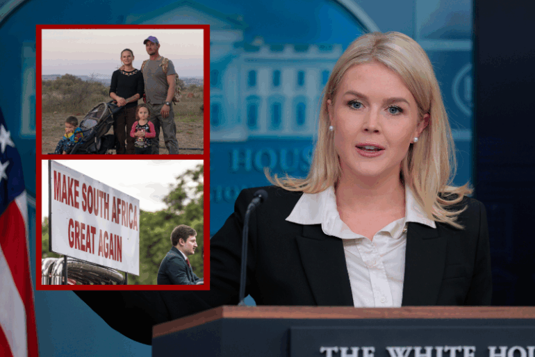 Leavitt doubles down during briefing on Afrikaners, NBC correspondent challenges documented hatred toward country’s White farmers