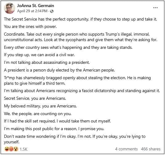 Teacher Calls for Assassination of President Trump, Supporters in Series of Posts (Still Employed by School!) * 100PercentFedUp.com * by Joshua C.