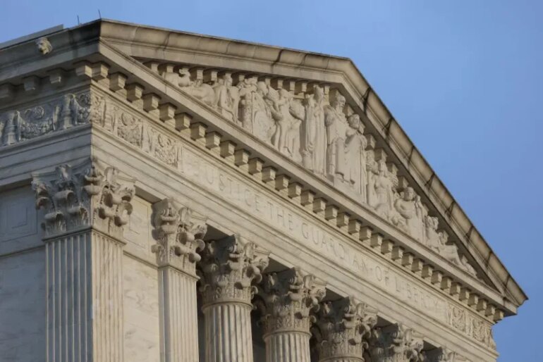 WASHINGTON, DC - MARCH 17: The U.S. Supreme Court is shown March 17, 2025 in Washington, DC. The Trump administration defied a federal judge's court order this past weekend in a case related to the deportation of more than 200 alleged Tren de Aragua gang members to El Salvador under the Alien Enemies Act of 1789. (Photo by Win McNamee/Getty Images)