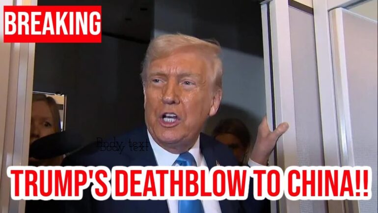 BREKING: Trump Tells China 'You Lost the Middle East' after Successful Tour!