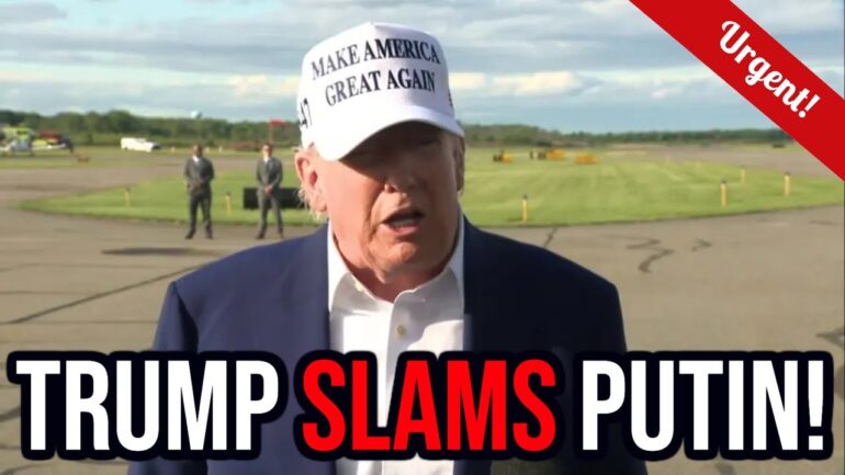 I'M NOT HAPPY AT ALL: Trump SLAMS Putin at URGENT Press Conference!