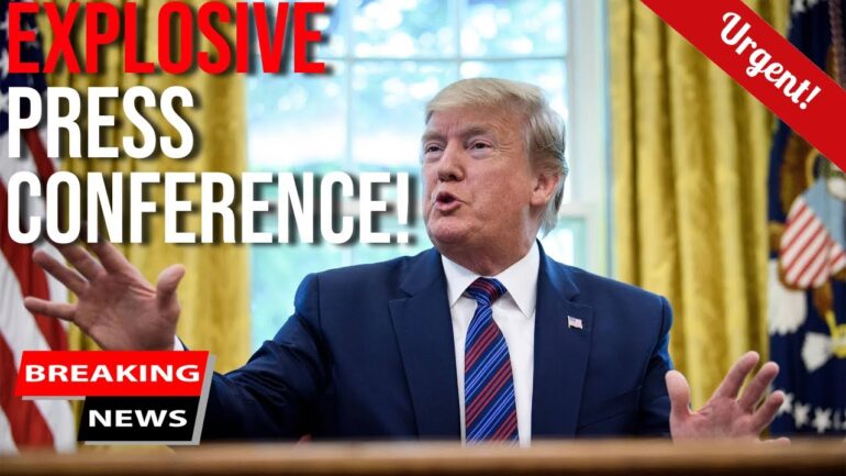MUST WATCH: Trump's URGENT Press Conference from the Oval Office!