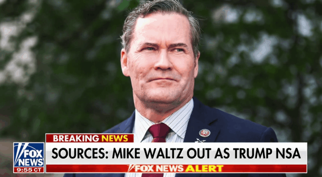 Politics: mike waltz leaving trump admin