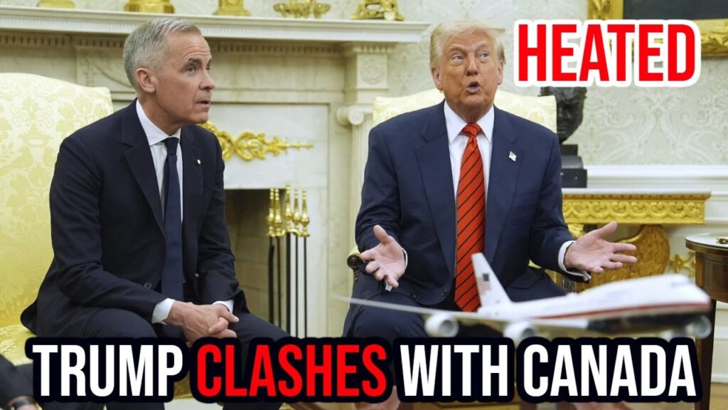 NEVER SAY NEVER: Trump and Carney CLASH Over Canada Being the 51st State and Trade!