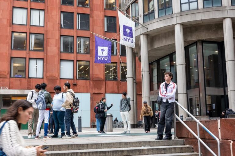 Politics: nyu gallatin student uses graduation speech to accuse israel