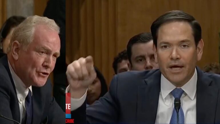 Secretary Rubio and Democrat Radical Van Hollen CLASH Over MS13 and Revoking Visas!