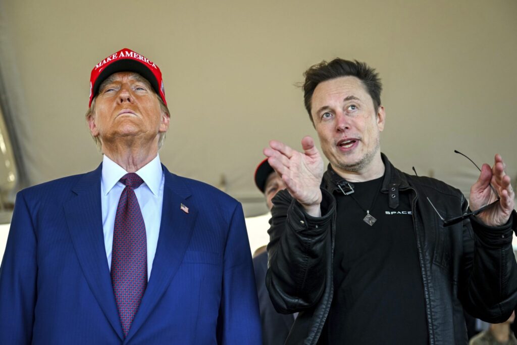 Politics: trump announces press conference with elon musk