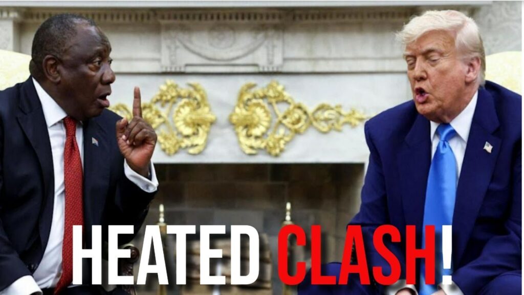 Trump CONFRONTS South African President With White G3nocide Evidence Demands Explanation