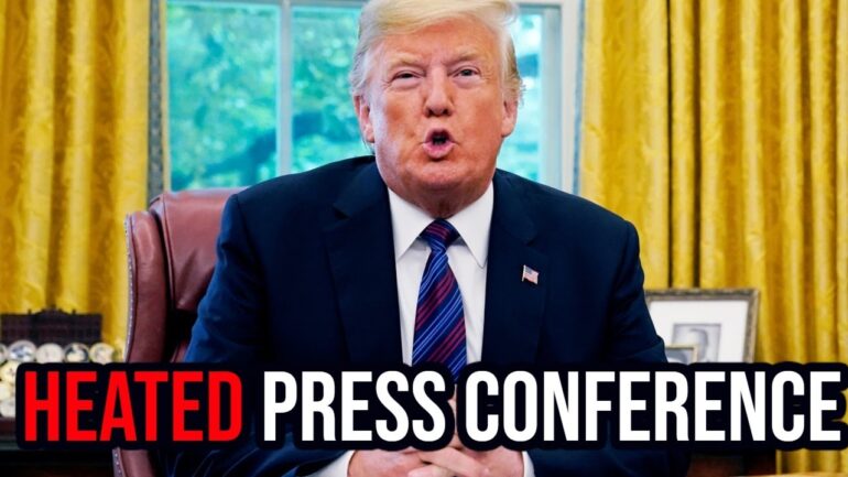 Trump EXPLODES at the Media in Fiery Showdown Over UK Trade Deal!