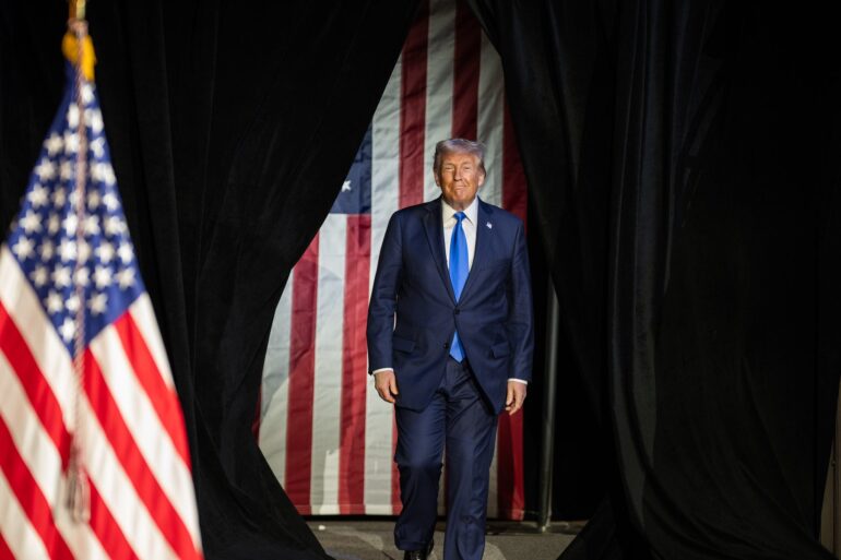 Politics: trump giving commencement address at west point