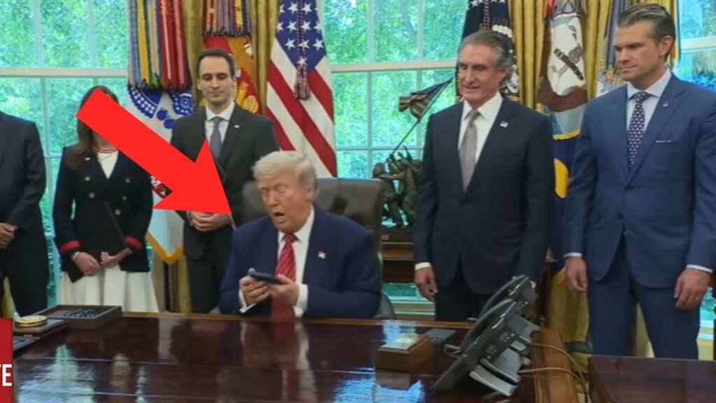 You Will NOT Believe What Happened at Trump's Oval Office Press Conference