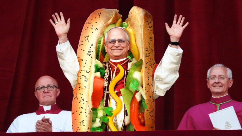 Satire news: conclave selects first chicago style pope
