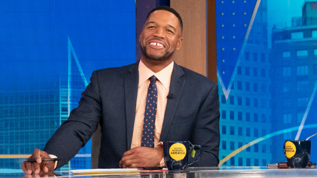 Satire news: michael strahan surpasses diane sawyer as good morning