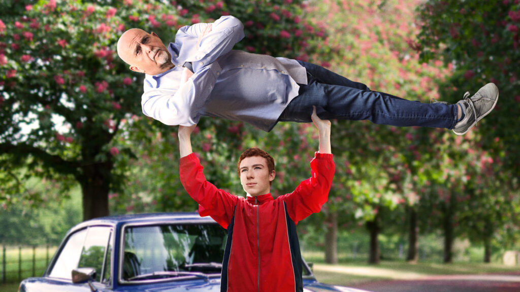 Satire news: romantic teen stands outside crush’s window holding up