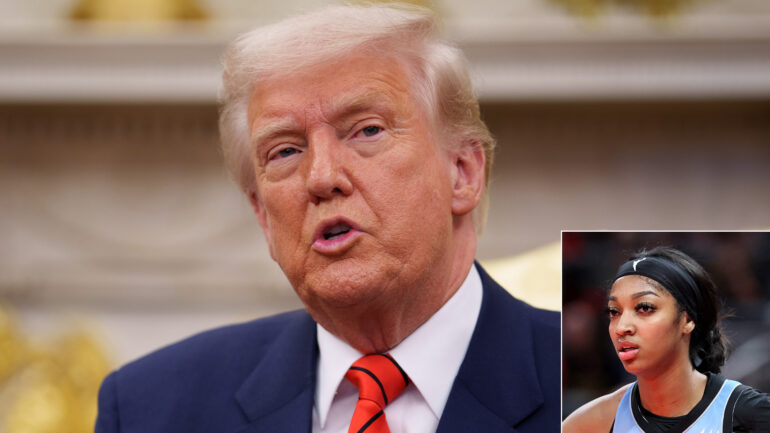 Satire news: trump invites wnba fans who yelled slurs at