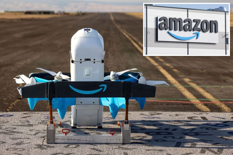 Science & tech: amazon delivery drones crashed after company removed