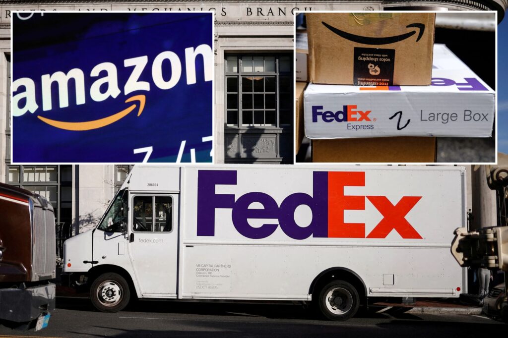 Science & tech: amazon signs delivery deal with fedex to