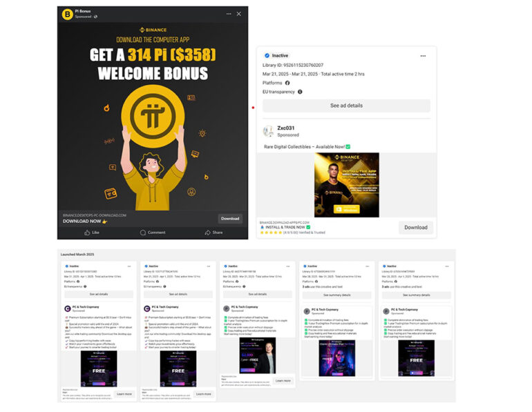 Crypto scams on Facebook