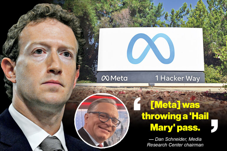 Science & tech: meta 'nudged' big tech critic media research