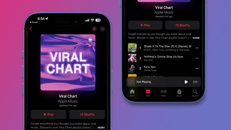 Shazam Viral Chart