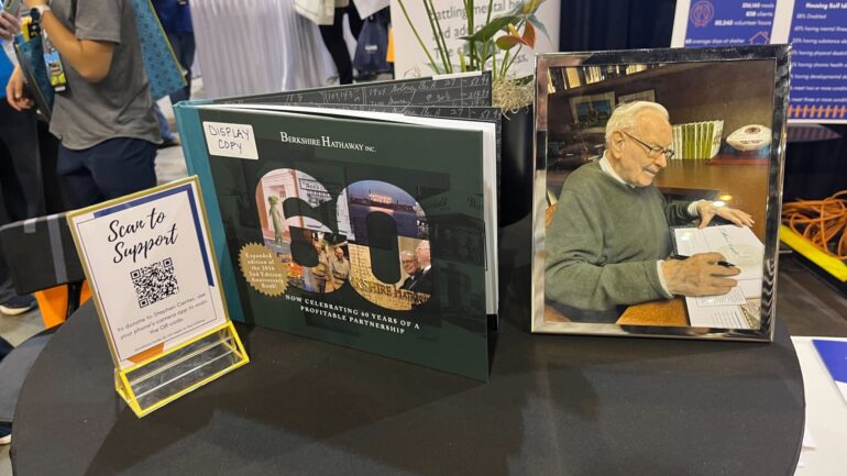 Stock market: autographed warren buffett books fetch as much as