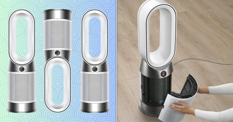 Travel & lifestyle: dyson hot+cool tower purifying fan is 25%