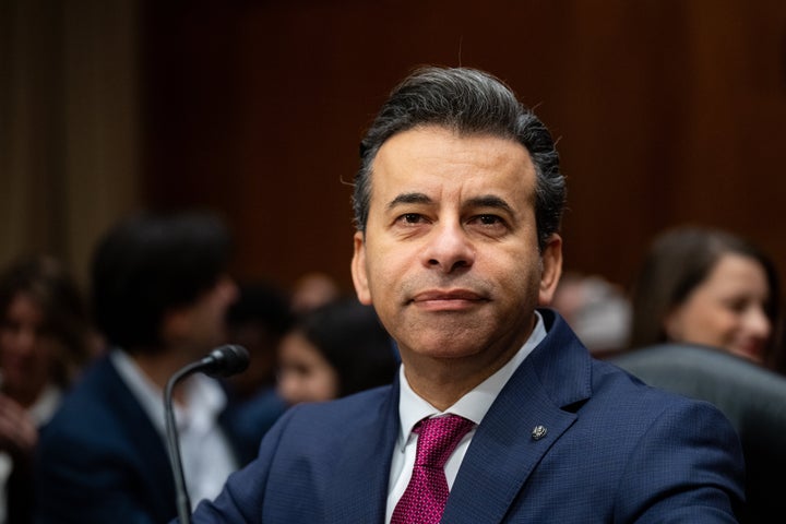 Dr. Marty Makary is seen during his Senate confirmation hearing in Washington in March.