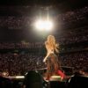 Shakira performs onstage during night two of her "Shakira: Las Mujeres Ya No Lloran World Tour" at MetLife Stadium on May 16 in East Rutherford, New Jersey.