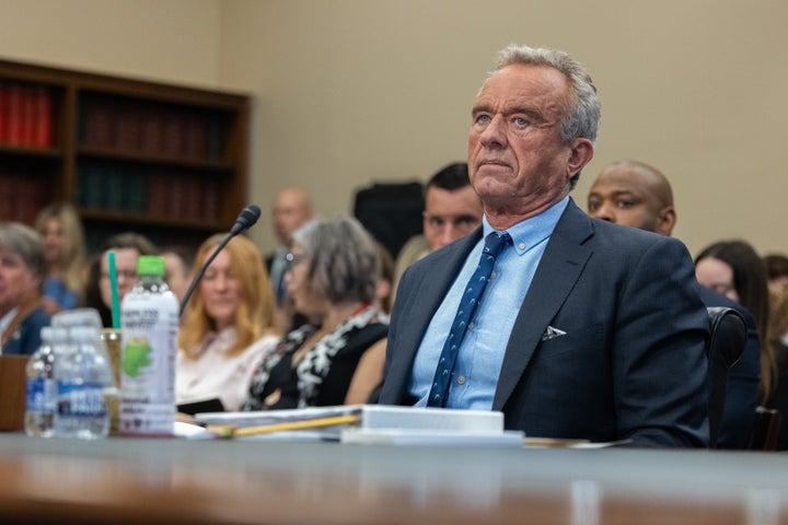 Robert F. Kennedy Jr. testifies during Wednesday's hearing before the House budget hearing.