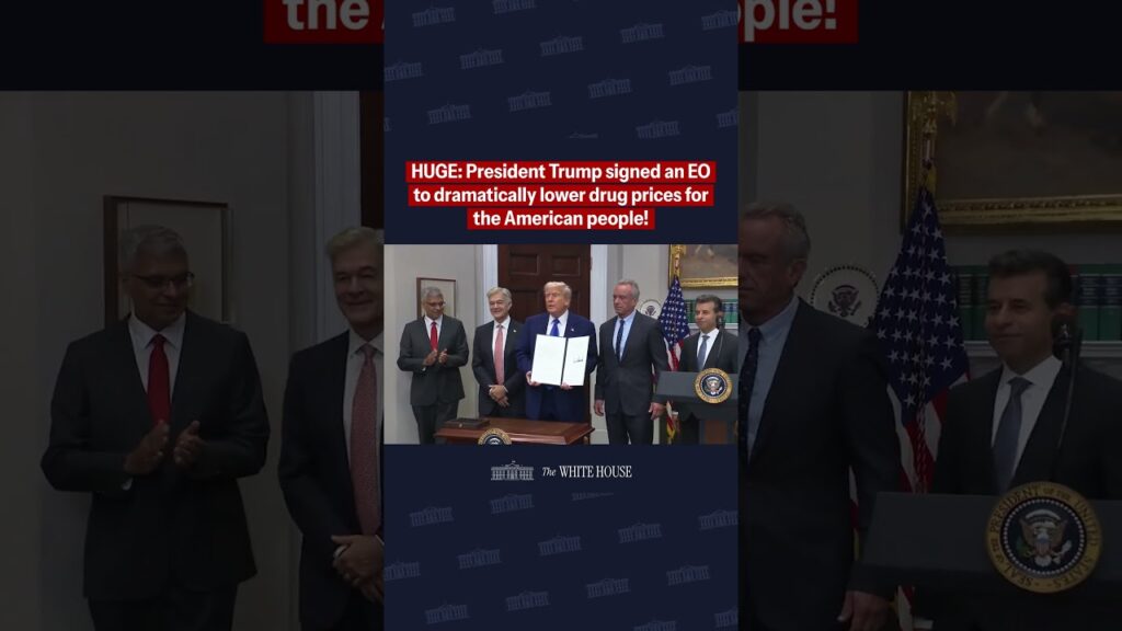 POTUS signed an EO which will deliver dramatically lower drug prices for the American people.