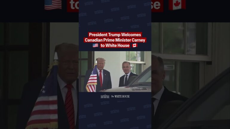 President Donald J. Trump Welcomes Canadian Prime Minister Mark Carney to The White House 🇺🇸🇨🇦