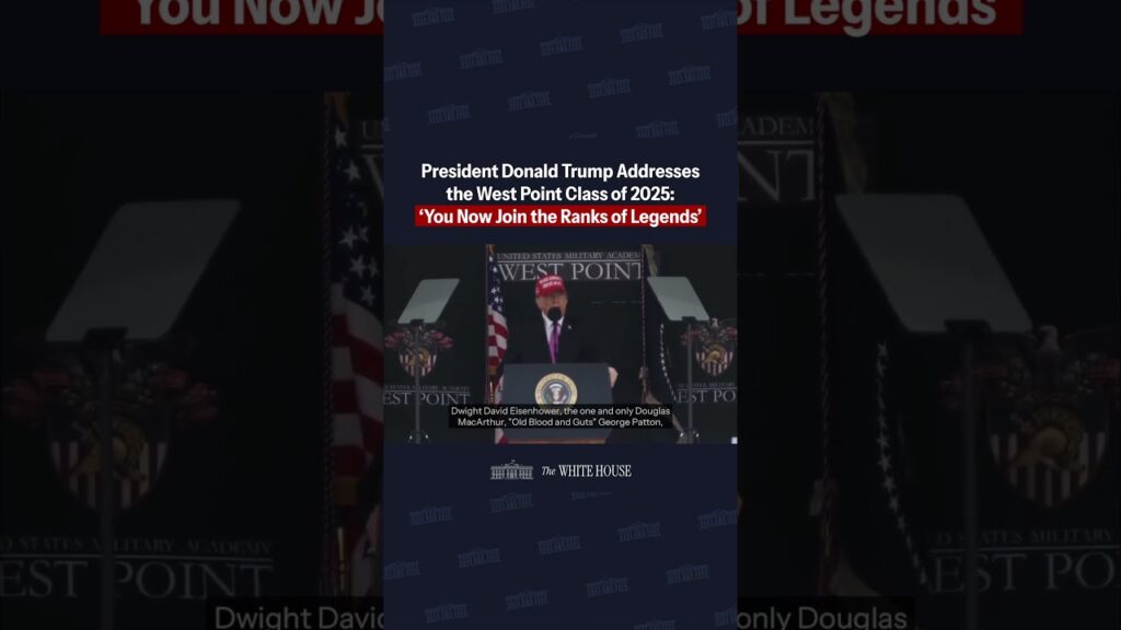 President Donald Trump Addresses the West Point Class of 2025