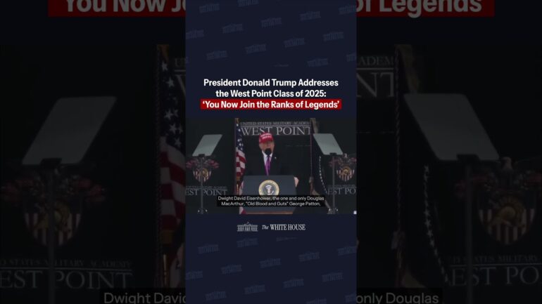 President Donald Trump Addresses the West Point Class of 2025