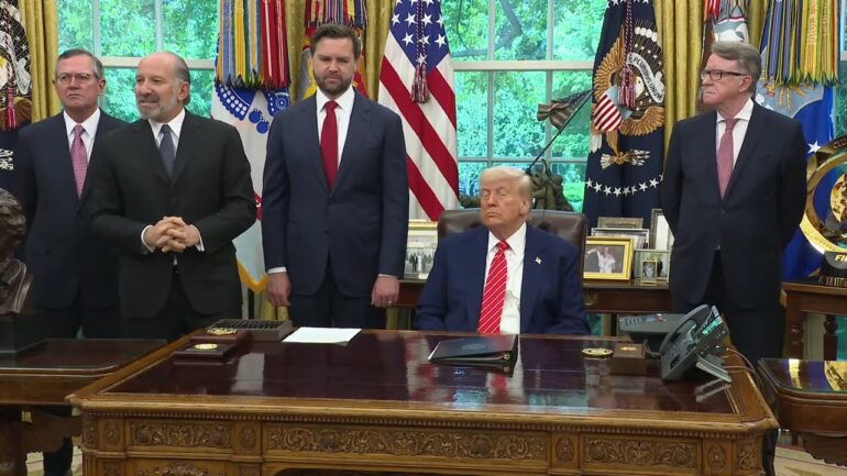 President Trump Makes a Trade Announcement, May 8, 2025