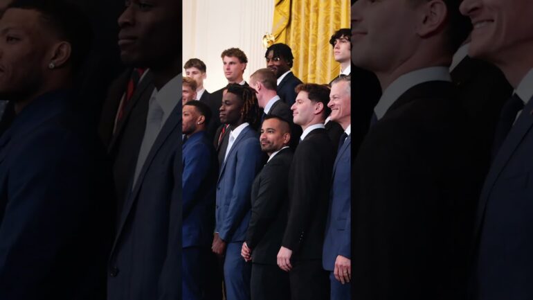 President Trump Welcomes The University of Florida Gators to The White House